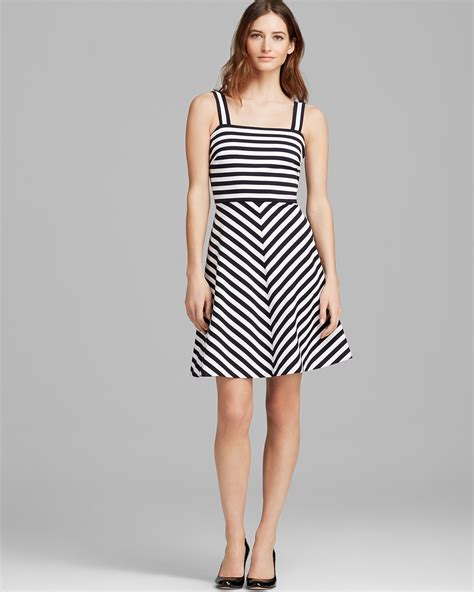 michael kors ladder stripe tank dress|Michael Kors dresses.